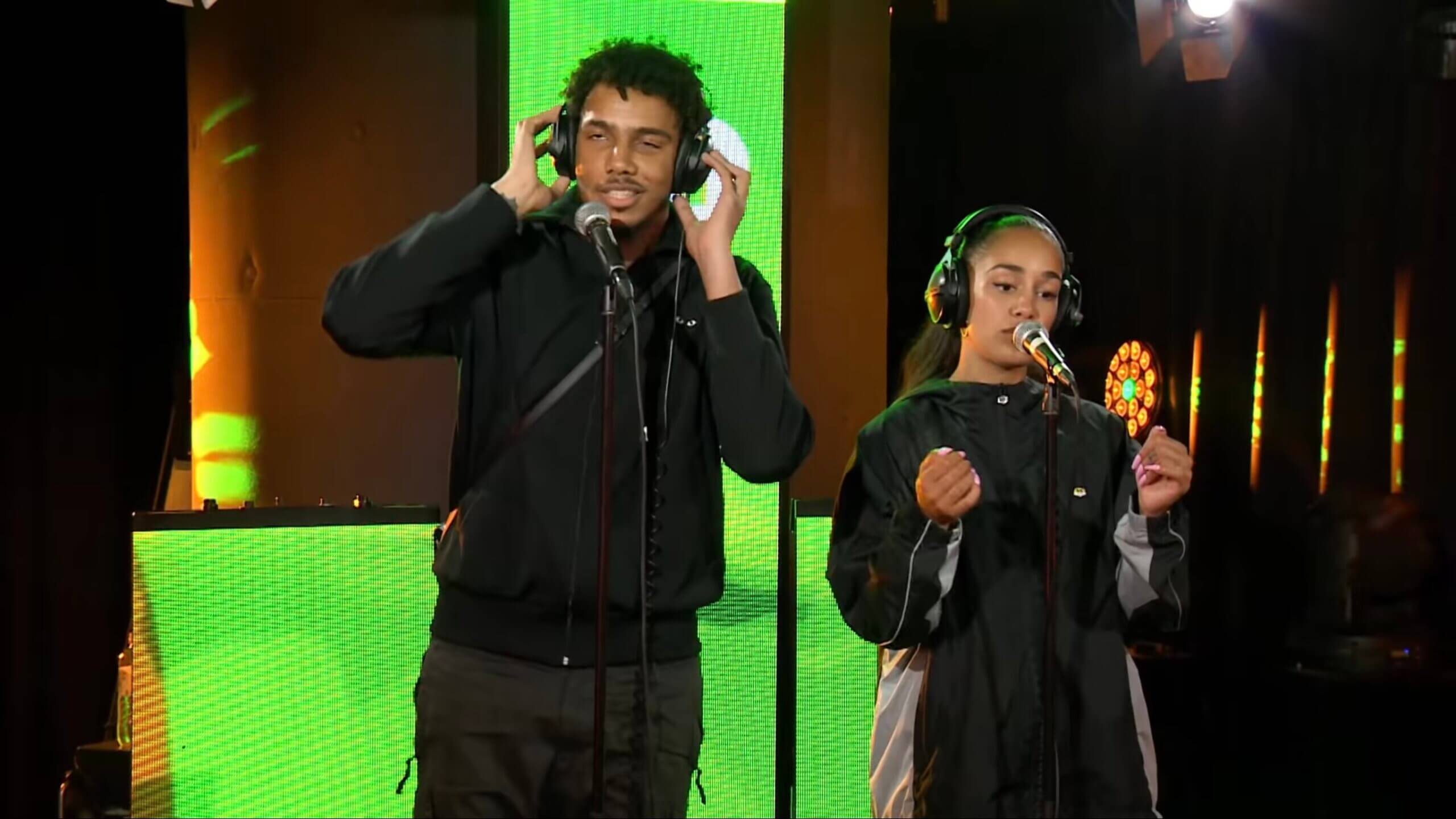 AJ Tracey & Jorja Smith cover Flowers (Sunship Remix) in the Live Lounge 1
